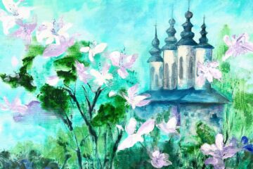 Artista Claudia Maria Prelipcean a expus peste 60 de lucrări de artă plastică contemporană la Galeria de Artă a USV