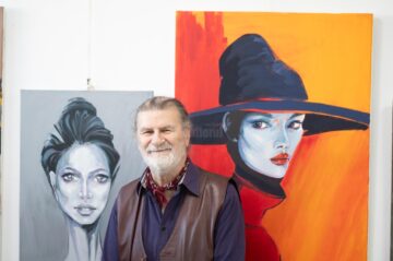 Curatorul expoziției a fost maestrul Mihai Pânzaru - PIM. Foto artistul.studio