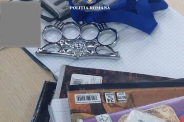 Boxul metalic găsit în ghiozdanul unui elev