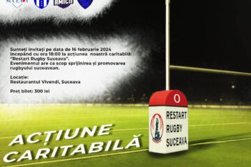 ”Restart rugby Suceava”, eveniment caritabil pentru sprijinirea sportului cu balonul oval