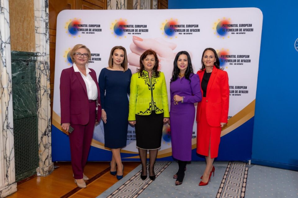Liliana Agheorghicesei (stânga) se numără printre cele patru antreprenoare care au pus bazele Patronatului European al Femeilor de Afaceri