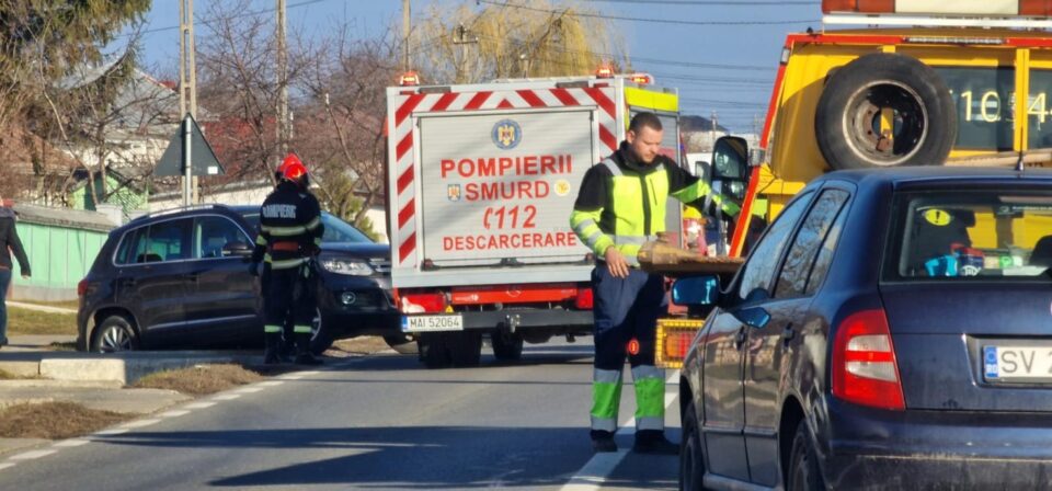 Accident produs la Plopeni