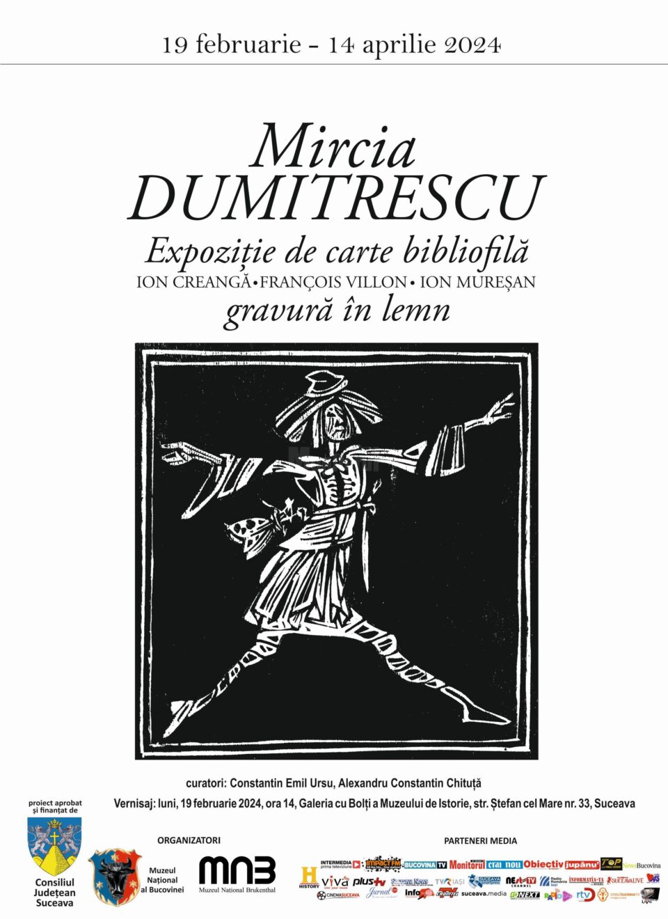 Expoziția de gravură și carte bibliofilă a artistului și acad. Mircia Dumitrescu, la Muzeul de Istorie