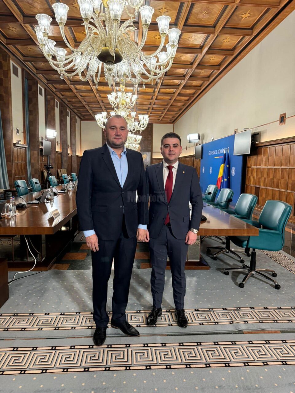 Radu Reziuc și deputatul Gheorghe Șoldan