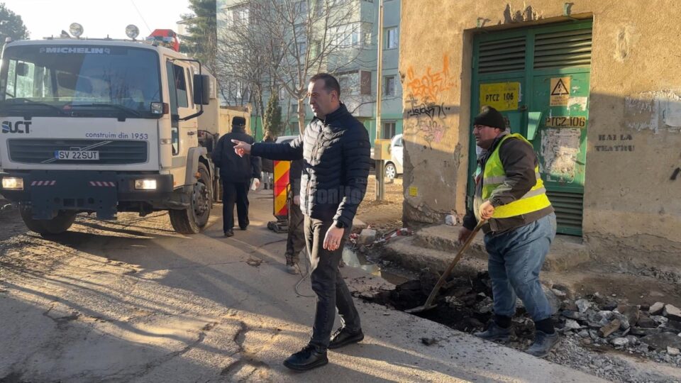 Lucrările de modernizare stradală și amenajare de parcări de reședință, reluate pe Aleea Saturn
