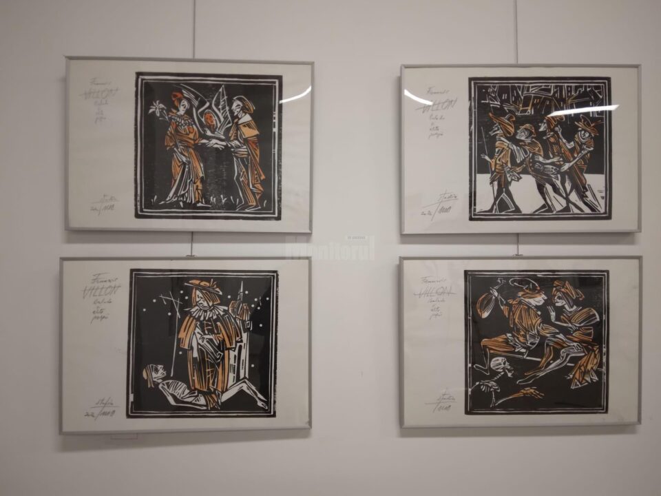 Expoziția de gravură și carte bibliofilă a artistului și acad. Mircia Dumitrescu, la Suceava