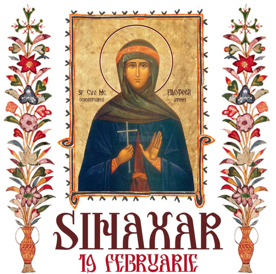 Sinaxar 19 februarie 2024