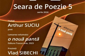 Poetul Arthur Suciu, invitat special, vineri, la o nouă seară de poezie organizată de Casa de Poezie Light of ink