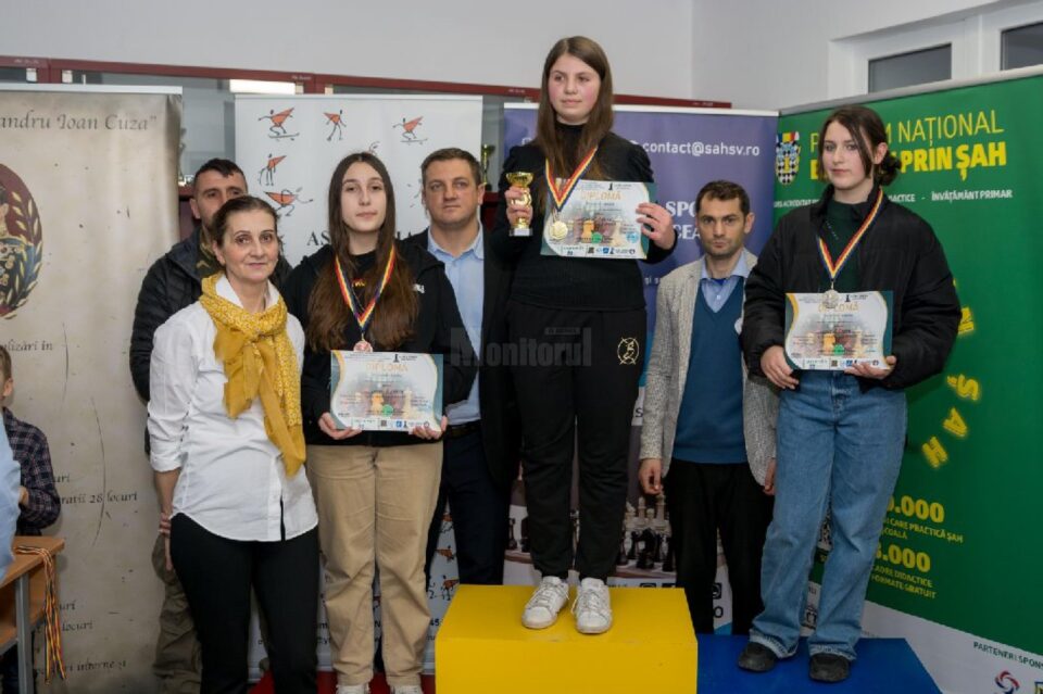 Festivalul de șah rapid pentru elevi „Cuza Open”, ediția a IV-a, și-a desemnat câștigătorii