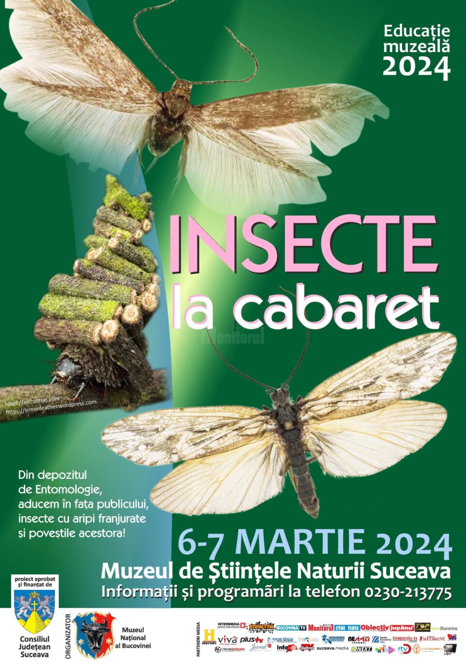 Lecția de educație pentru elevi „Insecte la Cabaret”, la Muzeul de Științele Naturii Lecția de educație pentru elevi „Insecte la Cabaret”, la Muzeul de Științele Naturii