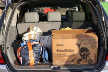 S-a ales cu amendă și cu autoturismul indisponibilizat pentru că transporta țigări