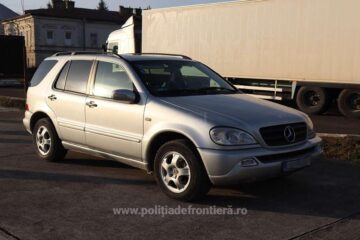 Mercedes ML, în valoare de 50.000 de euro, indisponibilizat pentru că transporta țigări de contrabandă