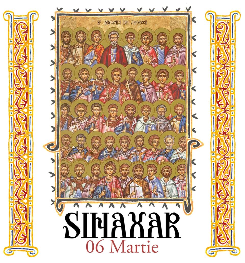 Sinaxar 06 martie 2024