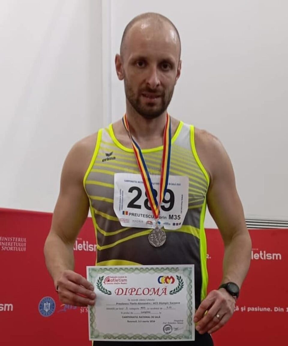 Florin Alexandru Preutescu s-a întors medaliat de la Naționalele Masters