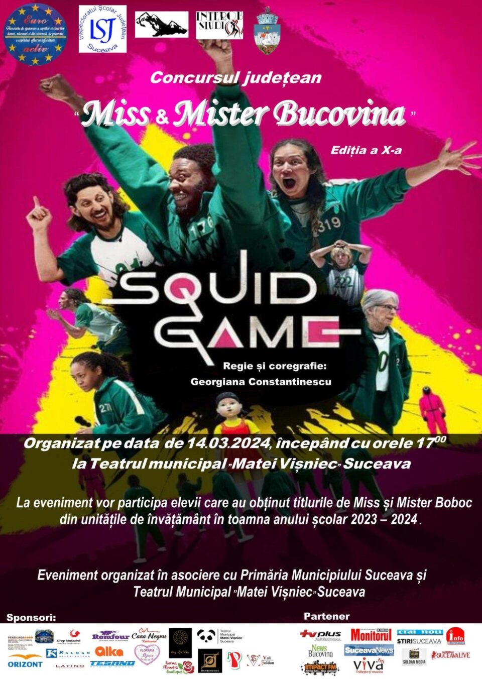 Miss și Mister Bucovina, ediția a X-a, la Teatrul Municipal „Matei Vișniec” Suceava Miss și Mister Bucovina, ediția a X-a, la Teatrul Municipal „Matei Vișniec” Suceava