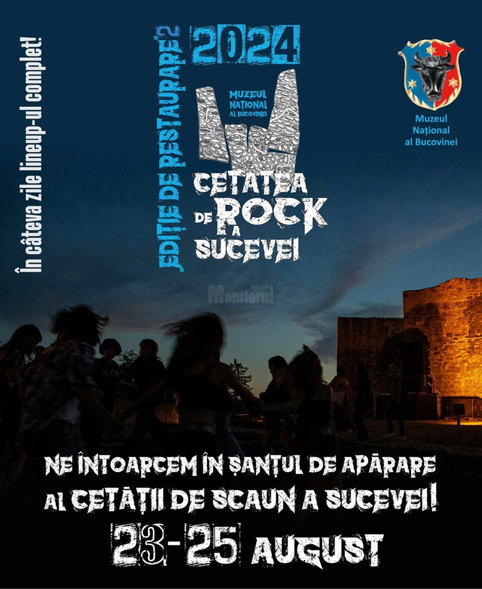 Festivalul ”Cetatea de Rock a Sucevei” va fi organizat în șanțul de apărare al cetății