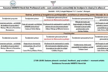Program Forum MERITO Nord-Est 2024
