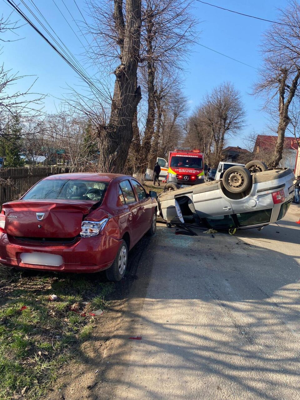 Evenimentul rutier de la Stroiești, provocat de un șofer de 71 de ani care era băut zdravăn