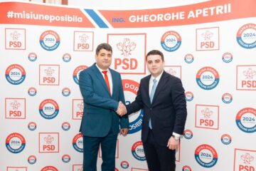 Deputatul Gheorghe Șoldan și candidatul PSD pentru Primăria Vatra Dornei, Gheorghe Apetrii