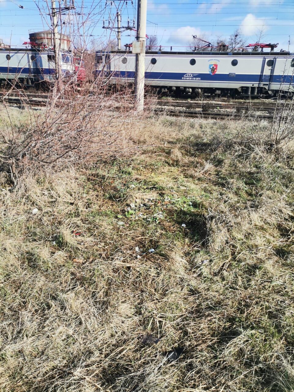 Gunoaiele aruncate aproape de liniile de cale ferată au fost stranse de reprezentanții CFR Suceava