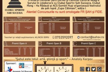 Concurs de șah rapid „Cupa Călimani”