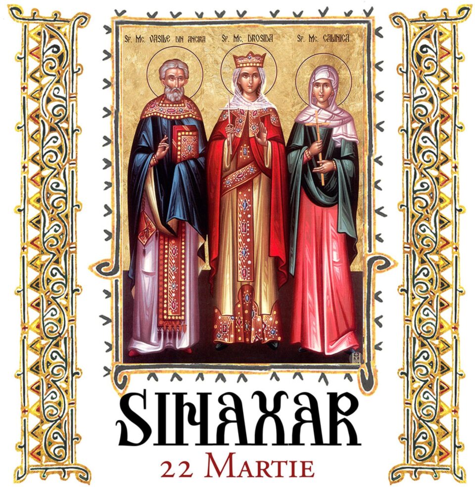 Sinaxar 22 martie 2024