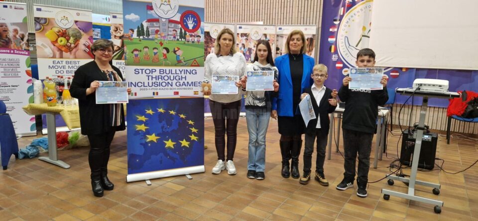 Elevi și profesori de la Școala Gimnazială Nr. 4 Suceava, într-o mobilitate Erasmus+ în Italia