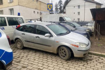 Autoturismul folosit la furturile de butelii
