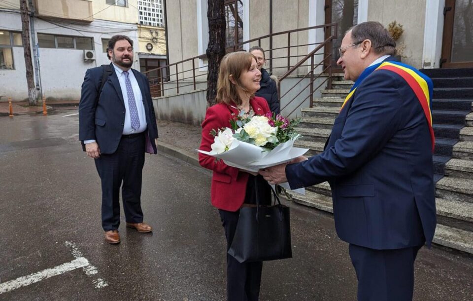 Kathleen Kavalec și Gheorghe Flutur