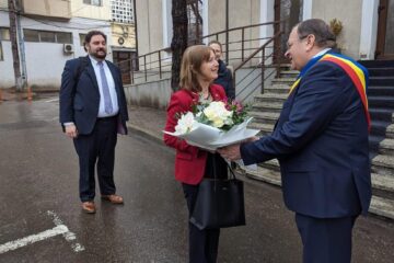 Kathleen Kavalec și Gheorghe Flutur