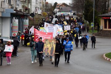 „Marșul pentru viață” s-a desfășurat și la Fălticeni