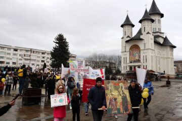 „Marșul pentru viață” s-a desfășurat și la Fălticeni