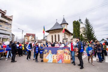 Marșul pentru viață în Arhiepiscopia Sucevei și Rădăuților