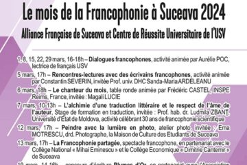 Elevi de la două unități școlare sucevene, implicați astăzi în activități francofone, organizate de Alianța Franceză