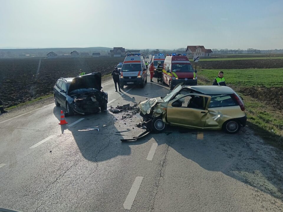 Accident cu patru răniți, la Milișăuți