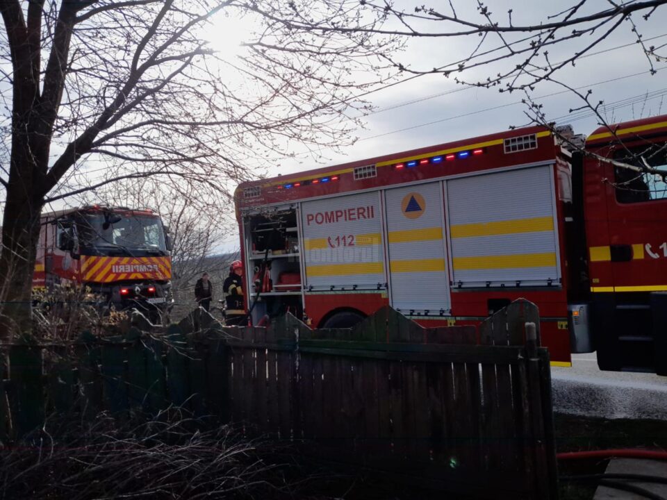 Incendiul din satul Uncești, comuna Bunești