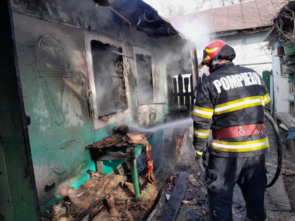Incendiul din satul Uncești, comuna Bunești