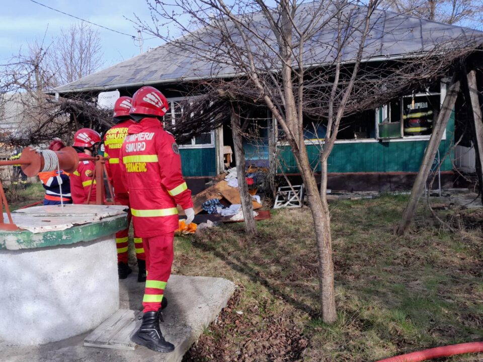Incendiul din satul Uncești, comuna Bunești