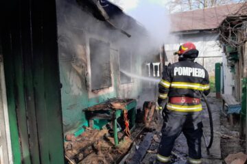Incendiul din satul Uncești, comuna Bunești