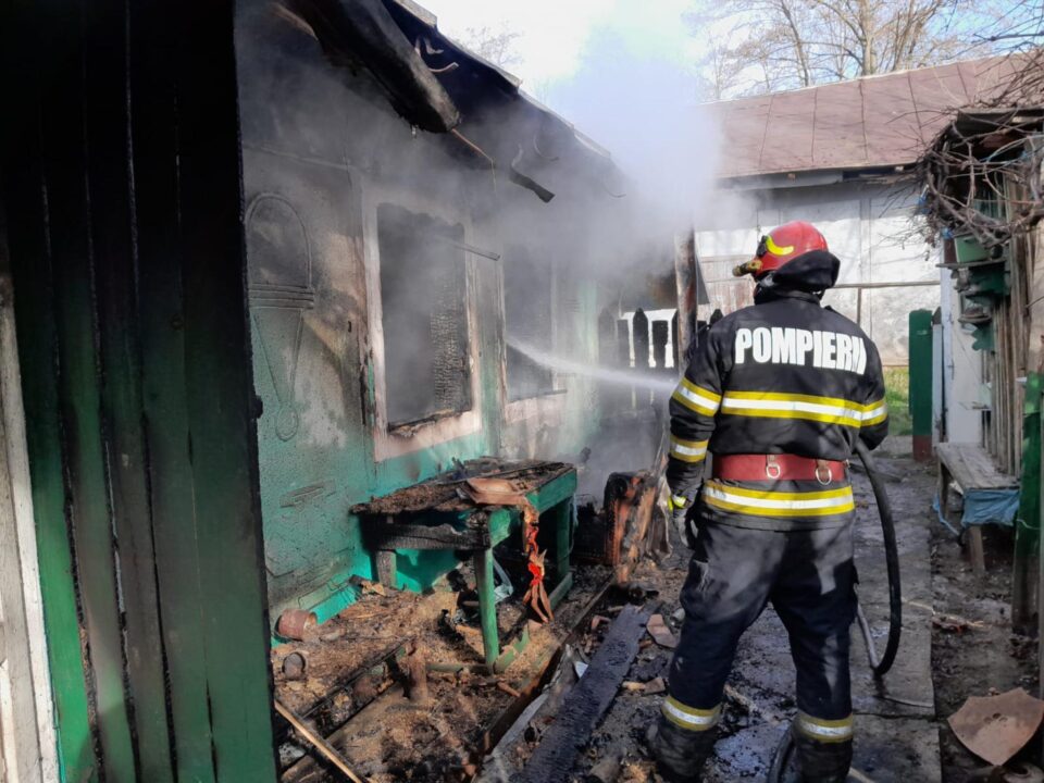 Incendiul din satul Uncești, comuna Bunești