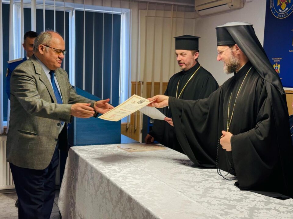Diplome de Onoare oferite de Jandarmeria Suceava pentru militari în rezervă și în retragere