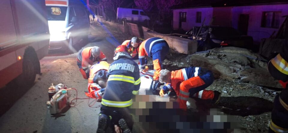 Imagini de coșmar la locul accidentului