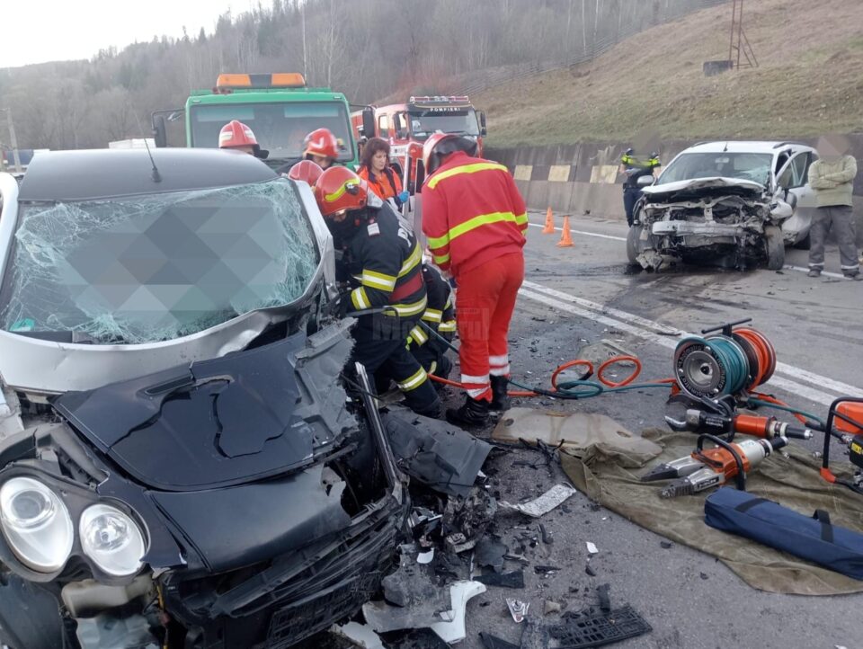 Accident violent la Frasin