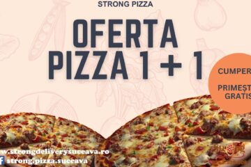 Strong Pizza vine cu noi oferte, precum 1 + 1 gratis