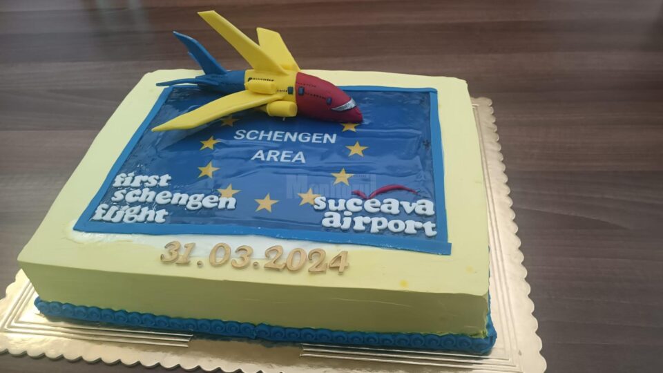Prima cursă aeriană din Schengen a aterizat la Suceava de la Milano, cu 230 de pasageri la bord