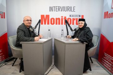 Tiberiu Avram și Maica Stareță Gabriela