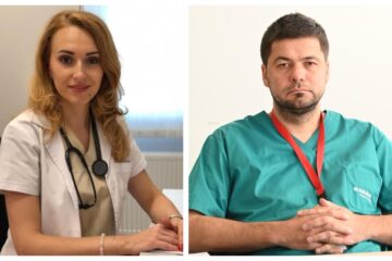 Medicul cardiolog dr. Olivia Voineag și cardiologul intervenționist dr. Paul Turcoman