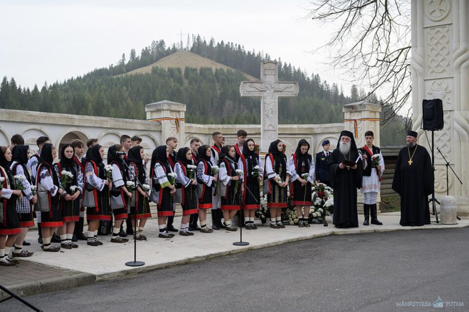 Comemorarea românilor uciși în Masacrul de la Fântâna Albă, 1 aprilie 2024, Mănăstirea Putna