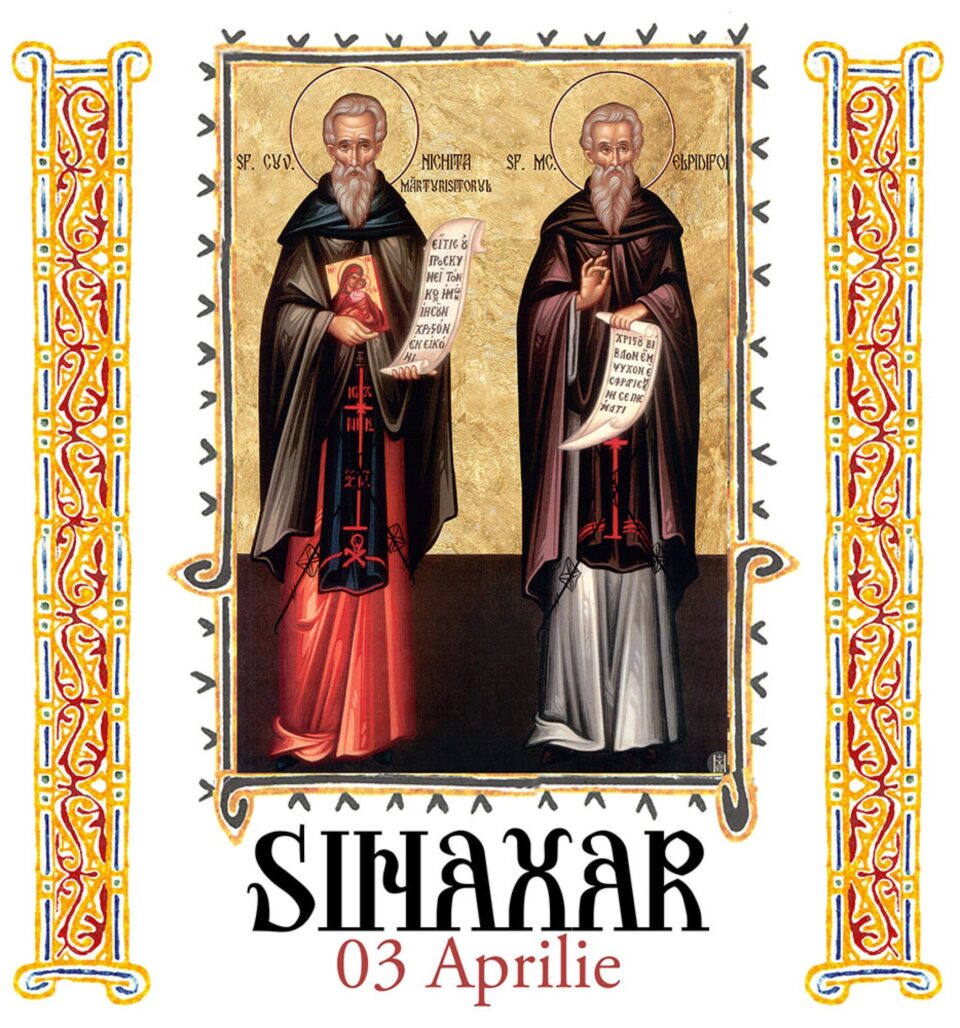 Sinaxar 03 aprilie 2024