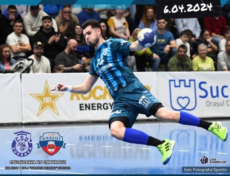 Meciul de handbal masculin din liga națională dintre CSU Suceava si CSM Vaslui 1